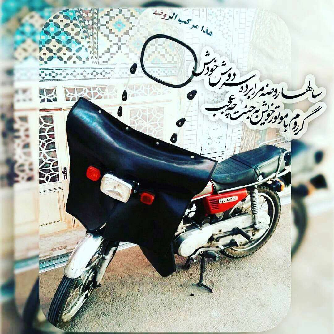 سالها روضه مرا برده سر دوش خویش